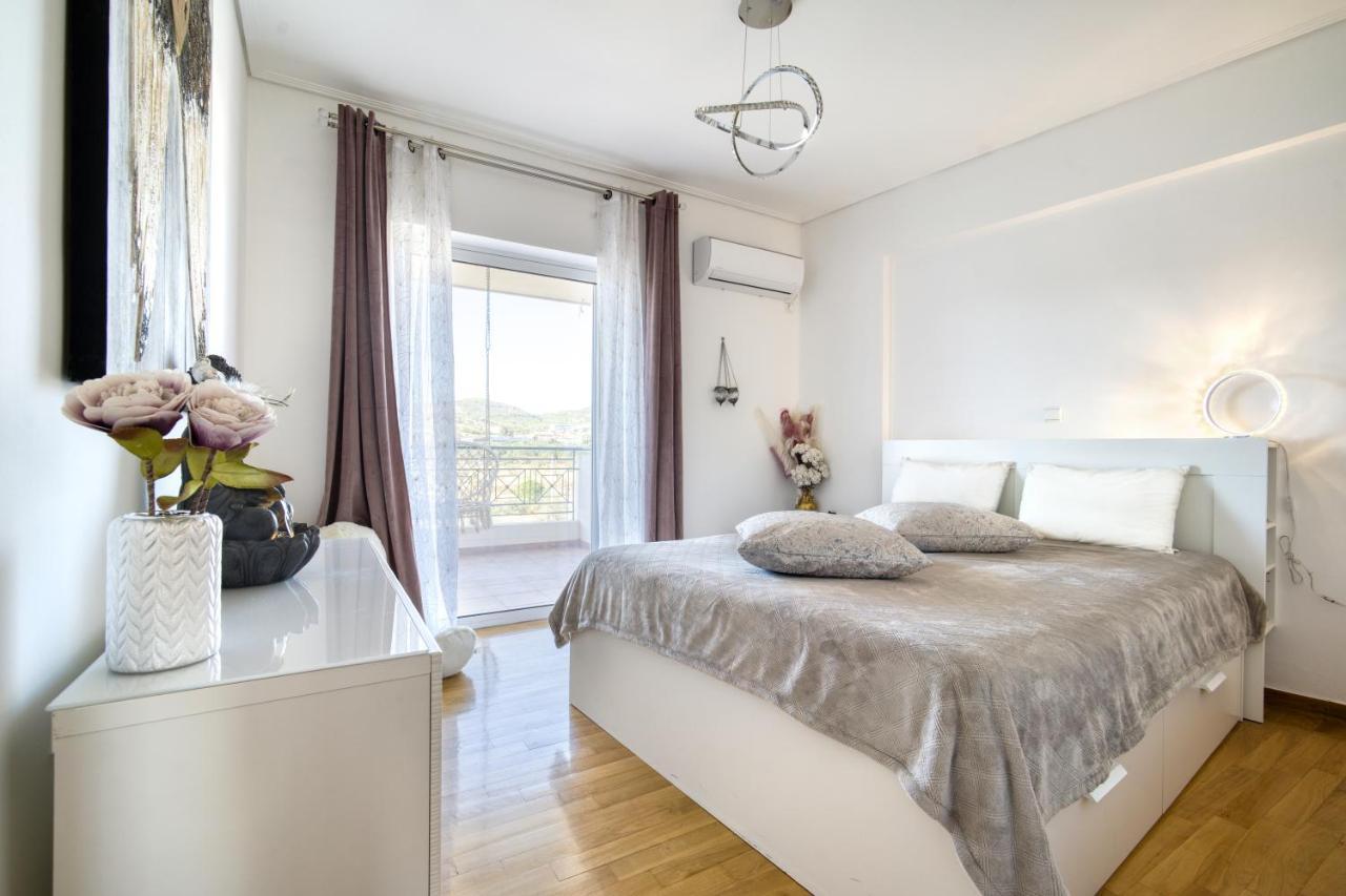 Sea & Mountain Apartment Close To Port And City Lávrion 外观 照片