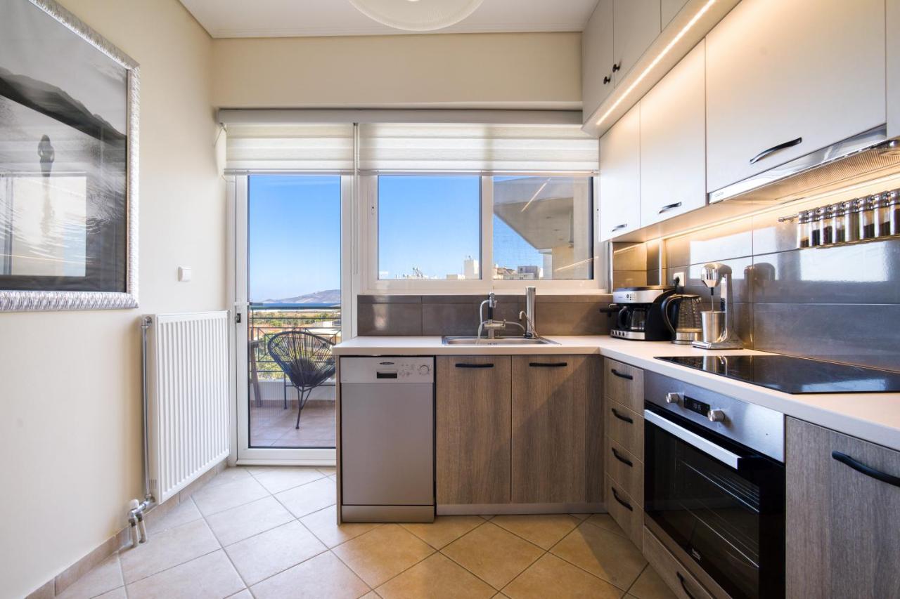Sea & Mountain Apartment Close To Port And City Lávrion 外观 照片