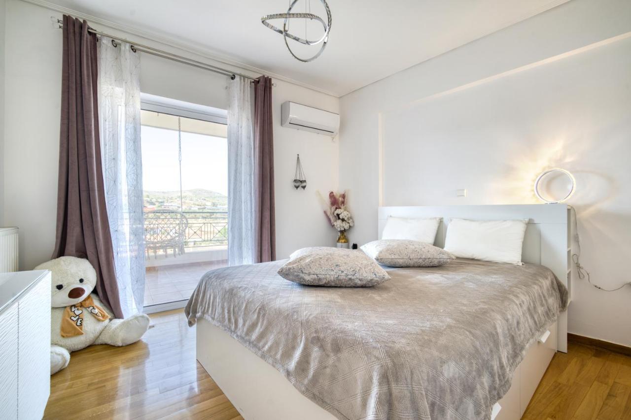 Sea & Mountain Apartment Close To Port And City Lávrion 外观 照片
