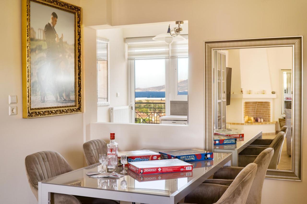 Sea & Mountain Apartment Close To Port And City Lávrion 外观 照片